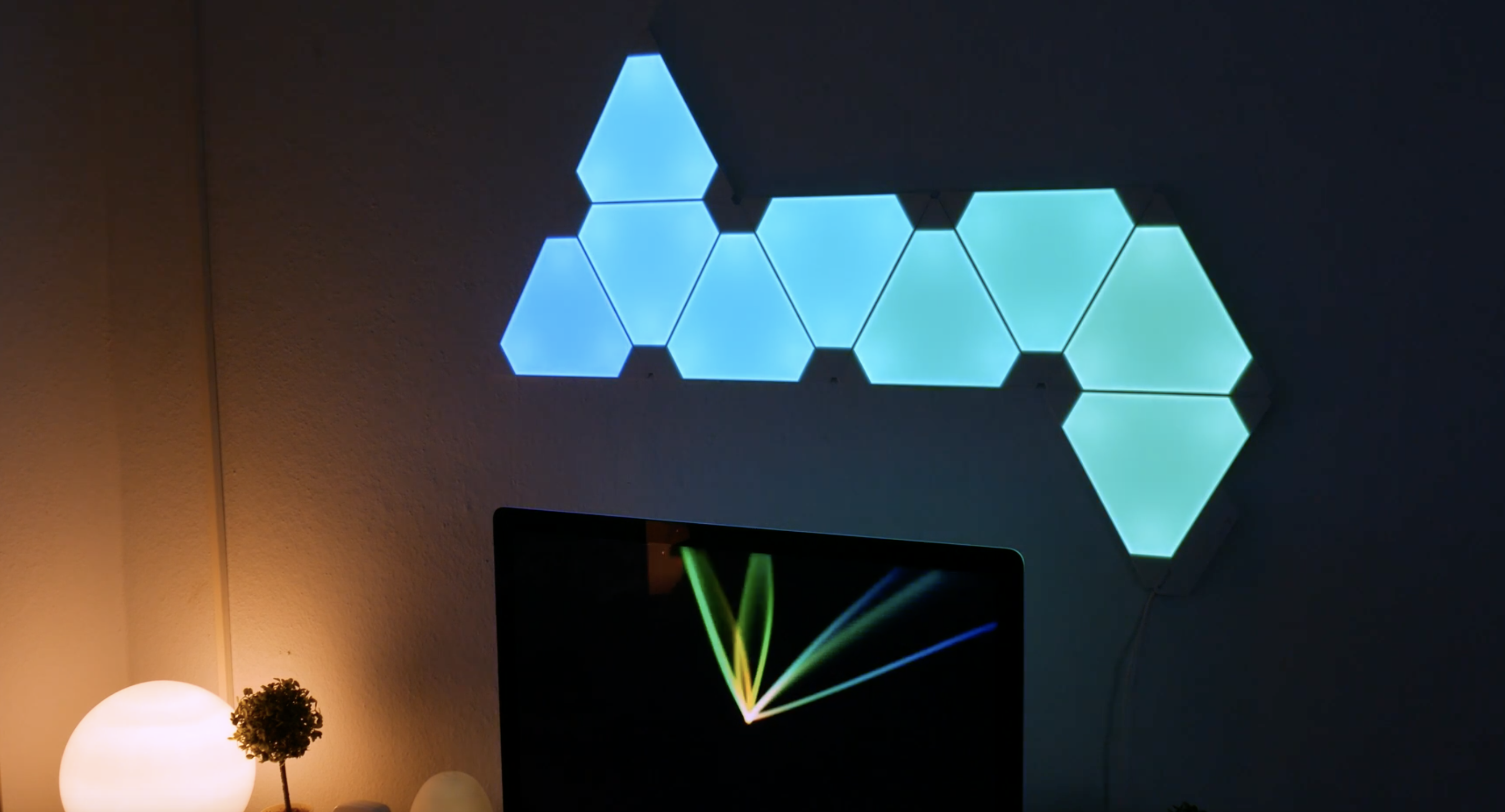 Smartes LED Lichtsystem mit Apple HomeKit - Nanoleaf Aurora im